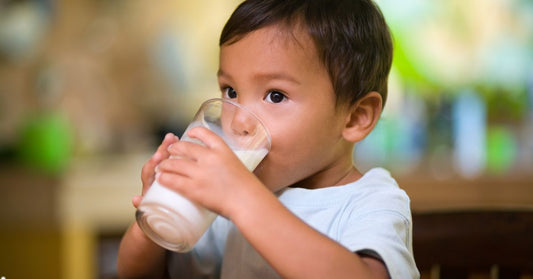 Baby drinking milk