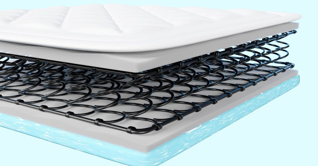 mattress with air fabric, coil spring